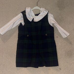 TBBC Keenland Jon Jon Set with long sleeve shirt in Berwick Blackwatch Tartan